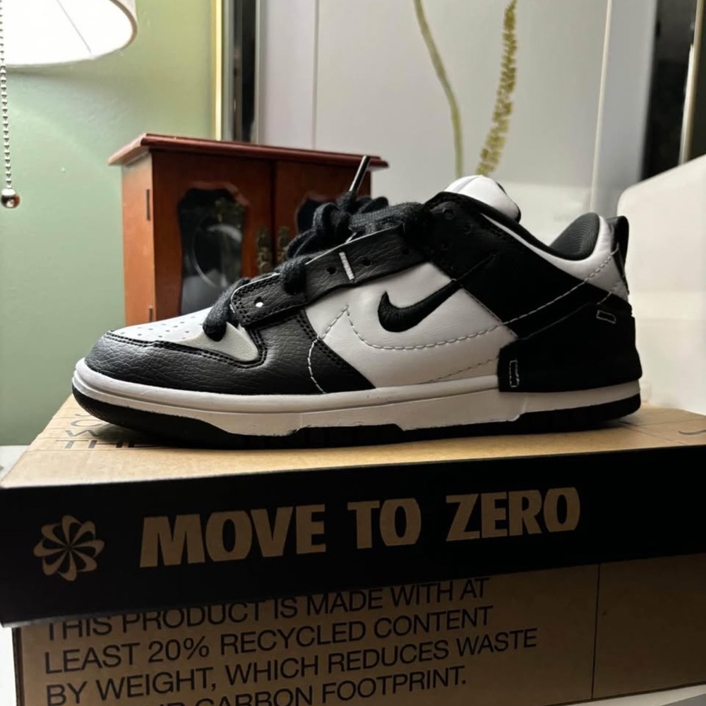 Nike Dunk Low Disrupter 2 Pandas - Women’s - Picture 2 of 2